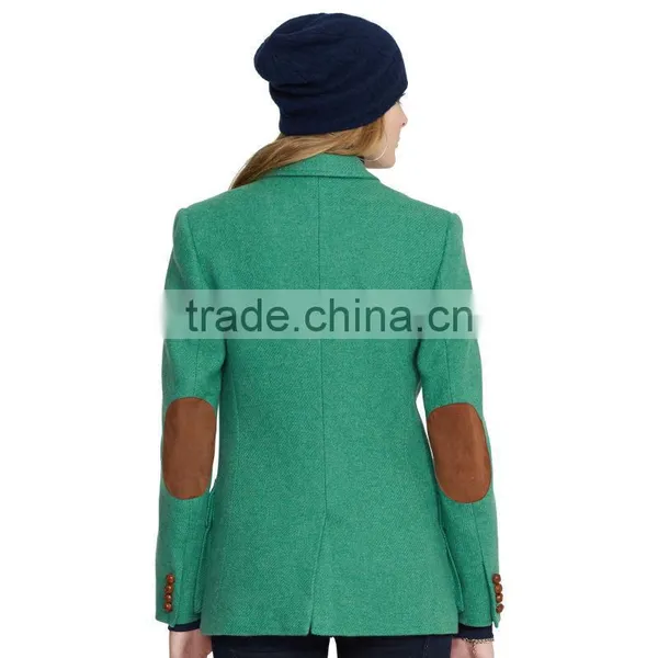 Custom Elbow Patch Boyfriend Winter Jacket photo-3