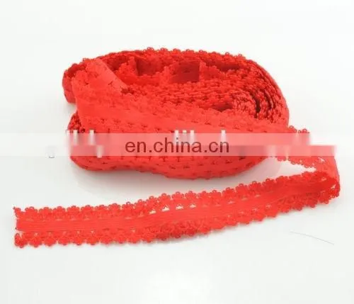 6/8" Elastic Spandex Band Floral Lace photo-6
