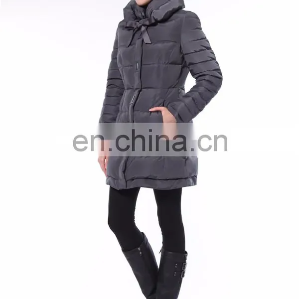 2016 New Arrival Woman Long Europe Style Womens Plain Black Jacket photo-3