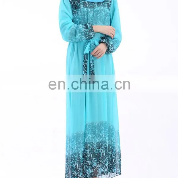 New Fashion Long Sleeve Muslim Dress photo-2