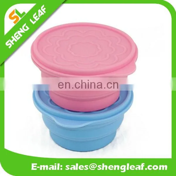 Easy-cleaning Collapsible Silicone Bowl With Cover photo-6