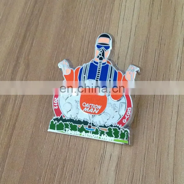 Customized China Bulk American Cloth Lapel Pin photo-3