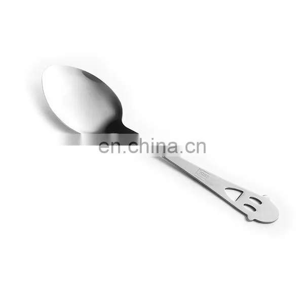 Fancy Small Smile Face Hollow Decorative Tea Spoon photo-2