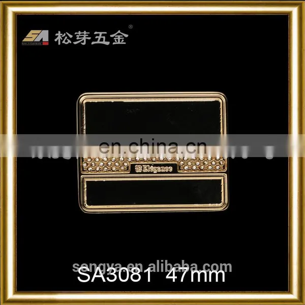 China Gold Supplier Metal Strap Lock Hardware For Bags, Zinc Alloy Hardware Fitting For Handbags photo-3