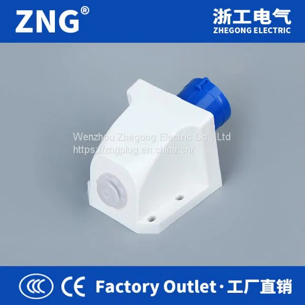Industrial Plug Reverse 16A 2P+PE, Industrial Plug Wall Mount, Industrial Inlet Appliance photo-2