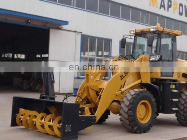 Factory Direct Supply Loader With Snow Plough , Snow Blower Wheel Loader photo-5