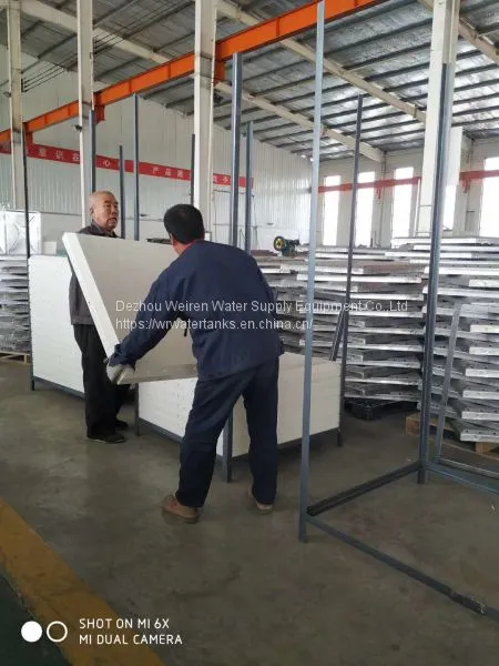 GRP Sectional Panel Water Tank Hot Sale Firefighting Drinking Hotel photo-3