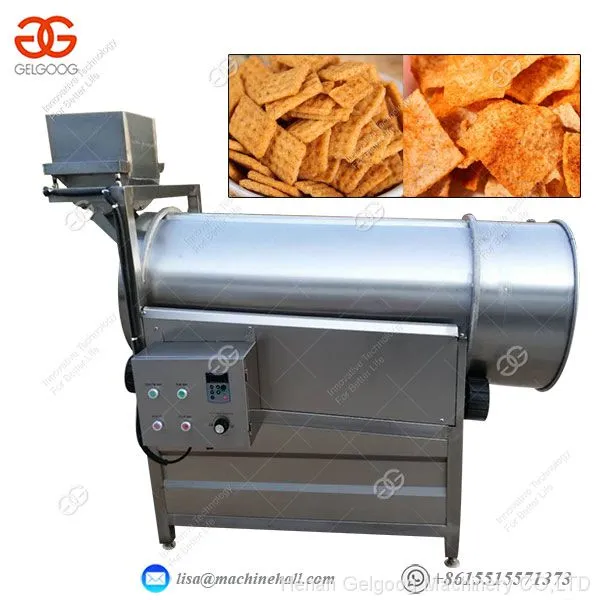 Automatic Snack Food Flavoring Roller Machine Flavoring Machine Roller Seasoning Machine photo-4