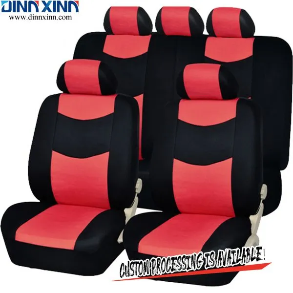 DinnXinn Audi 9 Pcs Full Set PVC Leather Car Seat Cover Leather Manufacturer China photo-2