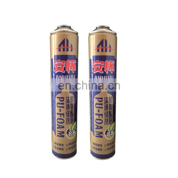 Polyurethane Fire Resistant Adhesive Foam and Spray Cans Aerosol Made in China