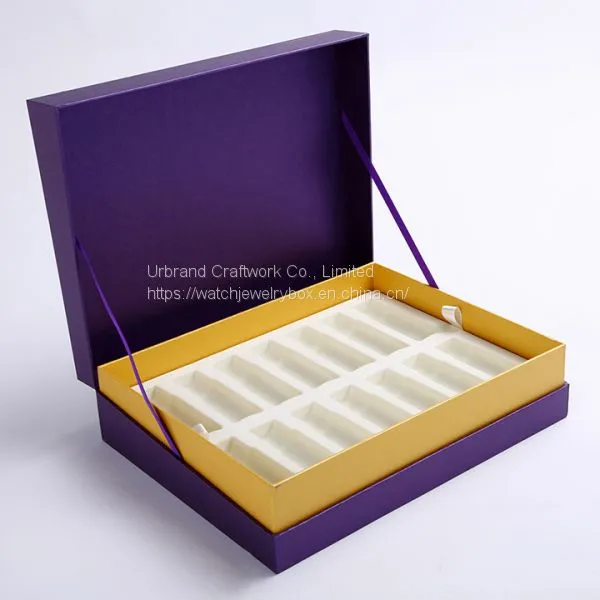 Custom High end Printed Cosmetic Skin Care Lution Packaging Paper Essential Oil Packaging Box 2 Bottles Essential Oil Gift Box With Gold Logo