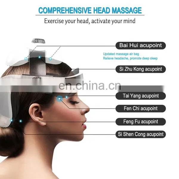 Automatic Air Pressure Head Massage Vibrating Electric Head Massager photo-2