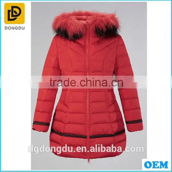 2016 New Design Long Red Winter Poncho Coat photo-2