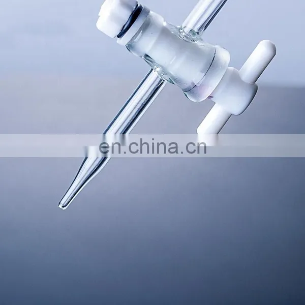 Customized 10ml 25ml 50ml 100ml Amber Glass Acid Base Burette With PTFE Stopcock photo-5