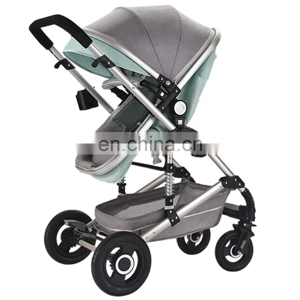 One Hand Fold Classic 4 Wheel 3 in 1 Baby Stroller for Sale With EN1888 photo-2