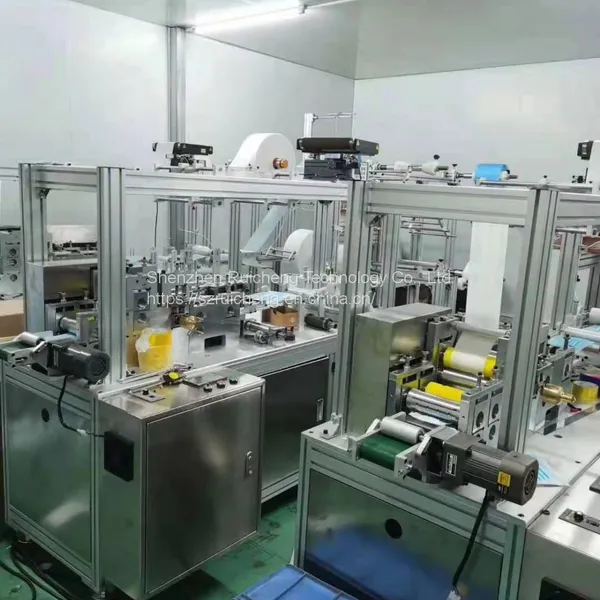 3 Ply Nonwoven Face Mask Machines High Speed Automatic  Automatic Plane Positioning Mask Machine photo-4