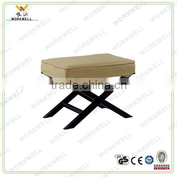 WorkWell Good Fabric or pu Dining Room Stool With X-LEG Kw-D4173 photo-4