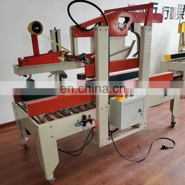 Automatic Adhesive Tape Carton Box Sealing Packing Machine Square Box Folding Sealing Packing Machine photo-2