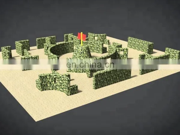 Cheap Manufacturer Inflatable Paintball Bunkers Set X Shape With High Quality photo-3
