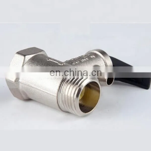 Electric or Solar Water Heater Brass Safety Valve 1/2