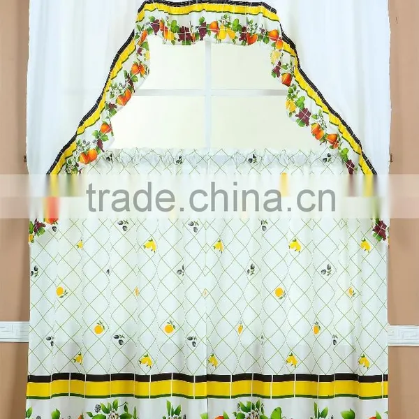 (STOCK)3PCS PRINTED MICROFIBER KITCHEN CURTAIN photo-4