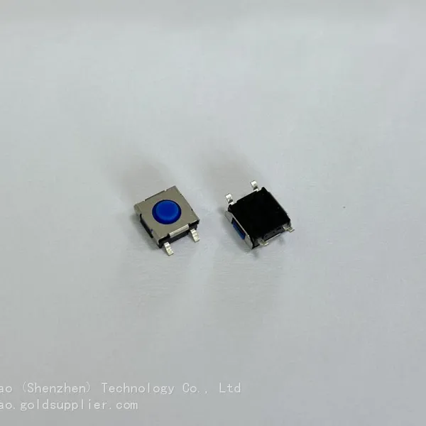 Silent Switch 6 * 6 * 3.0mm Waterproof Patch Foot Extension Button Switch, Long-life Silicone Button photo-2
