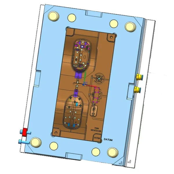 Custom Plastic Mold for Bluetooth Mouse Shell-Multi Cavity Injection Mould photo-3