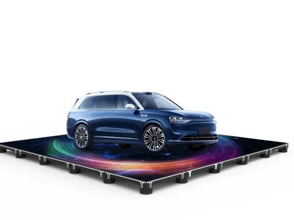 Interactive LED Dance Floor P4.81mm Digital Poster Display Wall Panels for Shopping Mall Airport Outdoor Interactive Video Stage photo-2