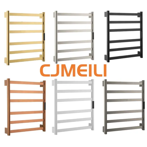 Bathroom Electric Heated Towel Rack, Towel Warmer for Bathroom, Wall Mounted Stainless Steel,6 Colours photo-5