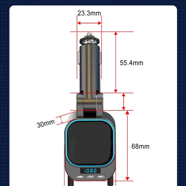 Retractable Car Charger [USB C & L Cable], 4 in 1 Fast Charging Retractable Car Charger Cigarette Adapter photo-5