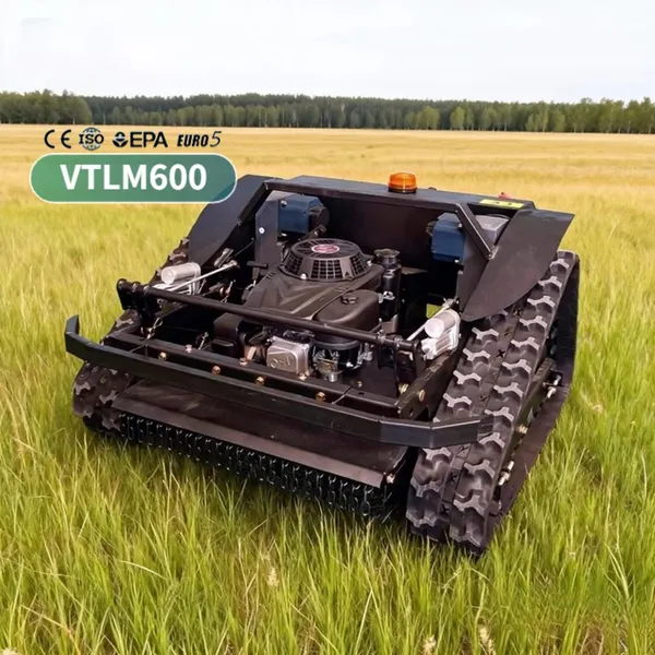 Vigorun VTLM600 Триммер для газонов и кустов с шириной резания 600 мм, с расширенными гусеницами, 4-тактный, безпроводной