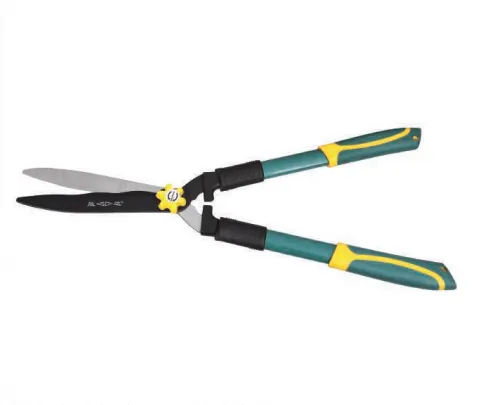 Fixed Steel‑Tube Handle Hedge Shears, Induction‑Hardened Sharp Blade for Landscaping