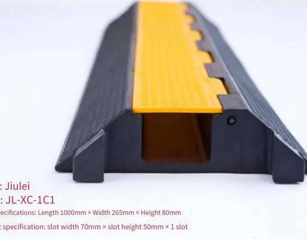 Jiulei Brand Jl-xc-1c1 Road Surface Cable Cover Plate. Dimensions: 1000mm (length) × 265mm (width) × 80mm (height). Inside the Groove: Groove Width 70mm × Groove Height 50mm × 1 Groove photo-3