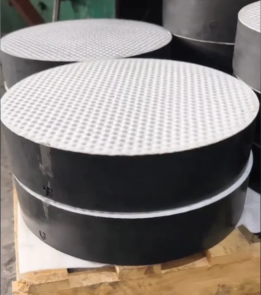Laminated Elastomeric Bearing Pad With Steel Plate Reinforcement for Heavy Loads