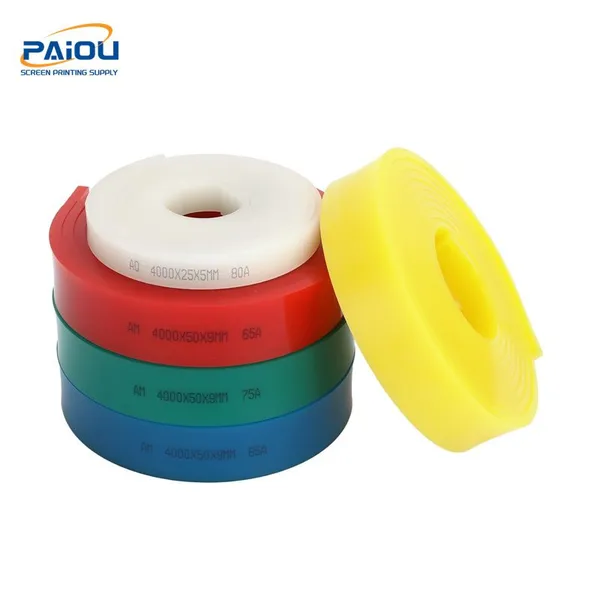 Silkscreen PU Squeegee Rubber Blade for Screen Printing in Rolls Factory China