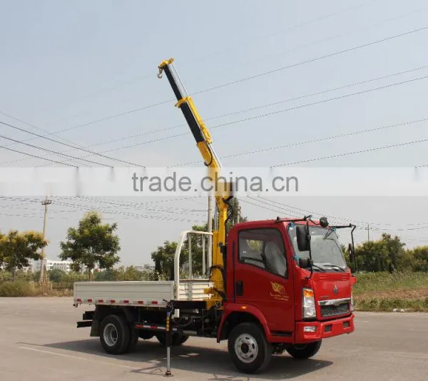 Howo 4*2 3.2T Ton Truck Mounted Crane for Sale SQ65ZB2 photo-4