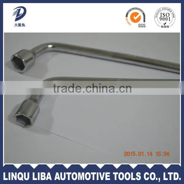 350mm Fully Polished L Shape Hand Socket Spanner/wrench photo-3
