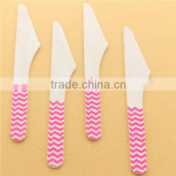 Eco-friend Wholesale Wooden Knives/mini Dessert Knives Suit for Party/afternoon Tea photo-3