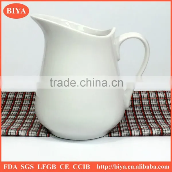 Ceramic Milk Pot Different Size Hot Sales Porcelain Milk Jar,wholesale Good Price Porcelain Sauce Juice Jar and Pot photo-3