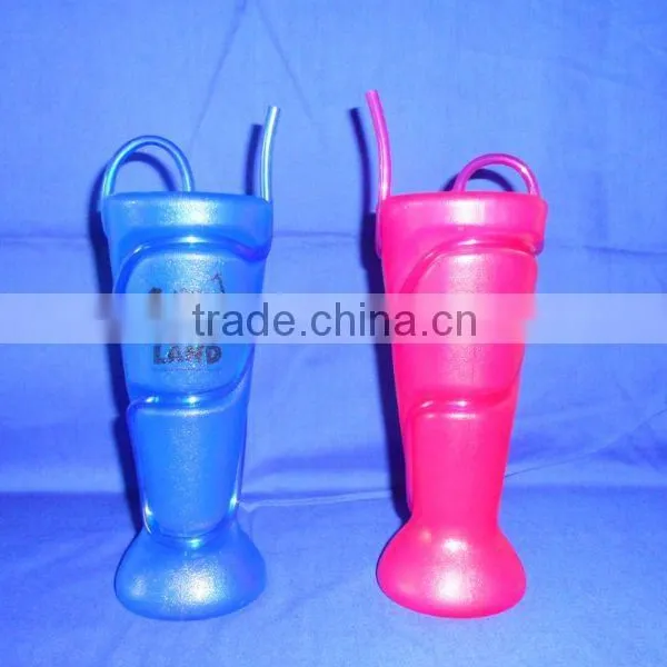 Plastic Curved Straw Cup - 400ml photo-2