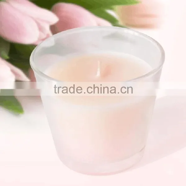 Frosted Round Scented Candle in Glass Jar/aroma Candle/perfume Candle photo-4