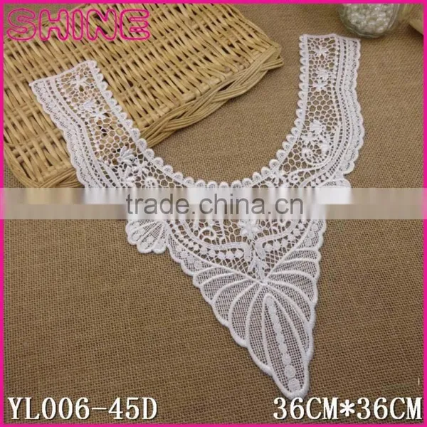 36*36cm Water Suloble Floral Nylon Small U Shape Woman Cothes Collar Accessory