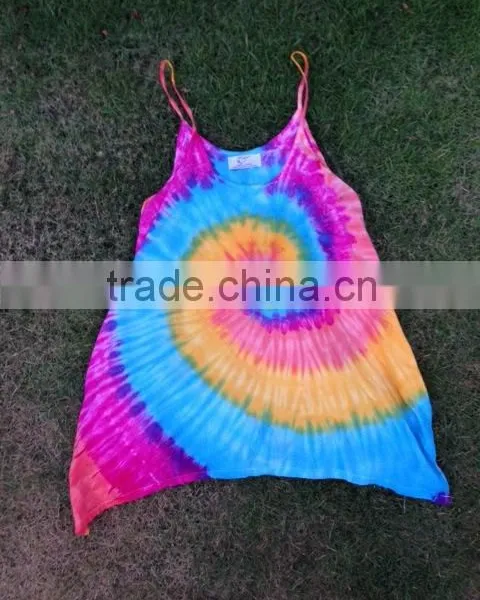 Thailand Handmade Tie Dye Lady Singlet