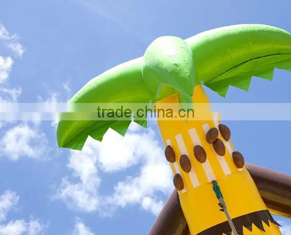 New Design Inflatable Climbing Wall,inflatable Climb Tower Palm Tree Climbing for Fun photo-5