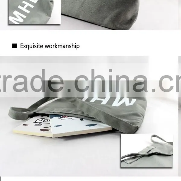 Wholesale Customized Promotion Canvas Shoulder Bag With Good Quality photo-6