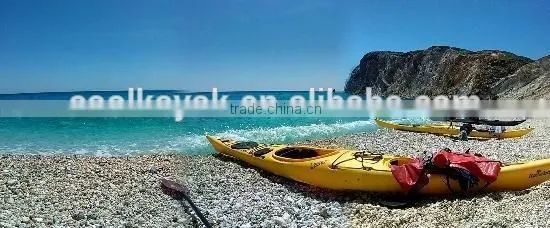 New k1 Racing Sea Kayak Sit in Kayak With Rudder Fishing Kayak From Cool Kayak for Sailing Boat photo-6