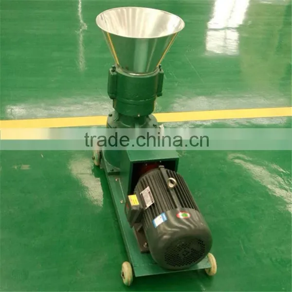 Small Capacity Farm Use Flat Die Pelletizer for Wood Sawdust photo-2