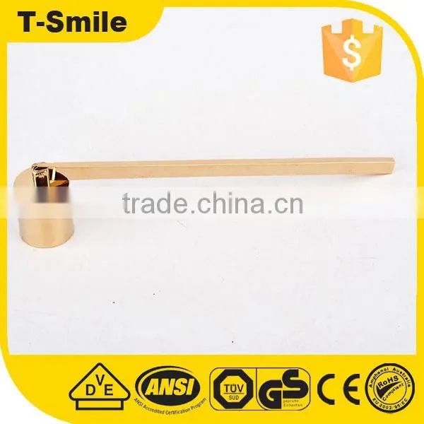 Gold Plasting Candle Suppressor Snuffer Candle Bell for Extinguish Candlelight photo-2