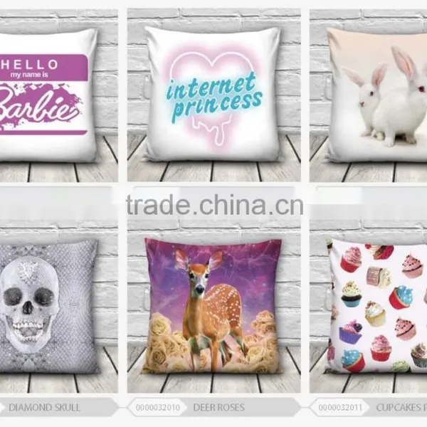Top Sales Nylon Fashion Colorful Design 3d Digital Print Pillowcases Fullprint Decorative Throw Pillow Covers Seat Cushion Cover photo-4