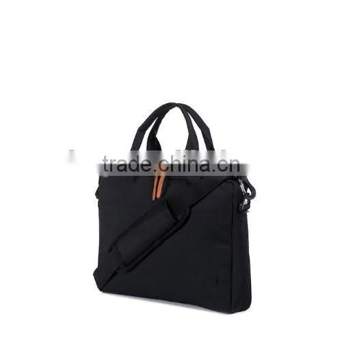 Stylish and Unique Business Bags With Gold Zippers,leather Zipper Straps, Red Pinstripe Inner Lining photo-2